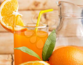 Fresh Orange Juice Meaning Healthy Eating And Fruity