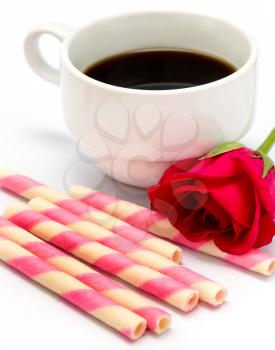 Coffee And Rose Meaning Decaf Drink And Tasty