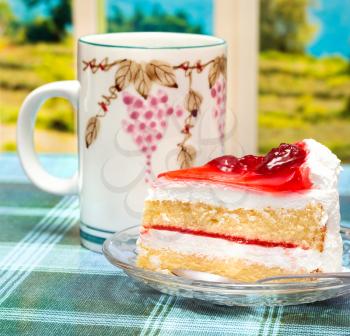 Strawberry Cream Cake Meaning Tea Break And Strawberries