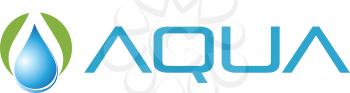 Aqua Logo concept.