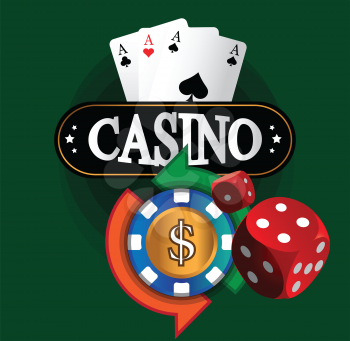 Casino Coin Design, AI 10 Supported.