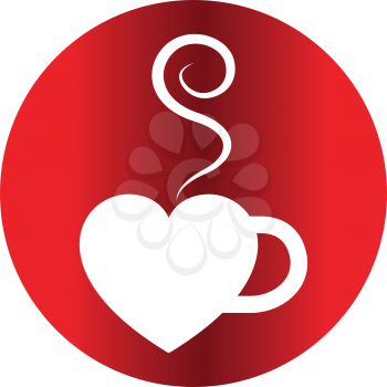 Coffee and Love Concept Design. 