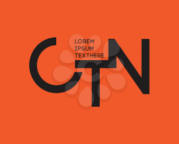 CTN Monogram concept design. AI 10 supported.
