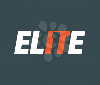 Elite Logo Concept. AI 10 Supported.