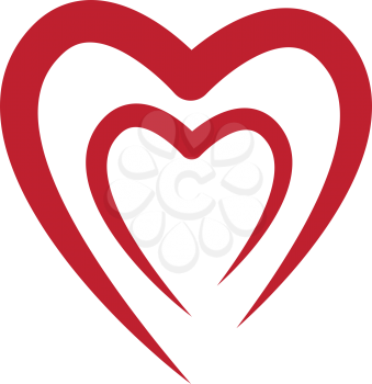 Heart Shape Concept Design. AI 10 Supported.