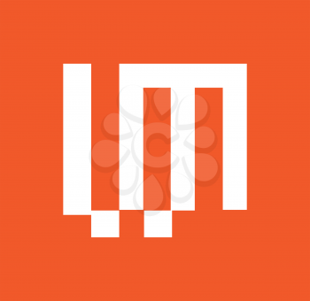 ML Logo Concept Design. AI 10 Supported.