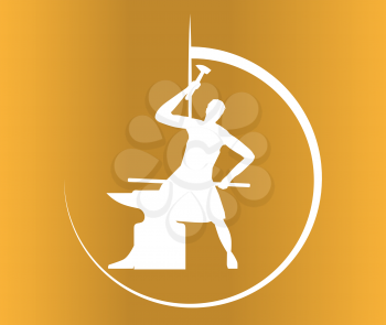 Blacksmith Logo Concept Design, EPS 10 supported.