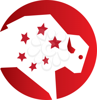 Buffalo Logo Design Concept. EPS 8 supported.