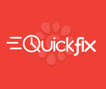 Quick Fix Logo Concept Design, AI 8 supported.