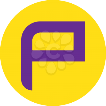 P Logo Concept Design, AI 8 supported.