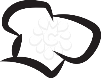 Chef's Hat Icon Drawing, AI 8 supported.