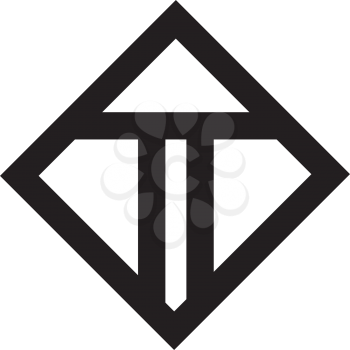 T Logo Concept Design, AI 10 supported.