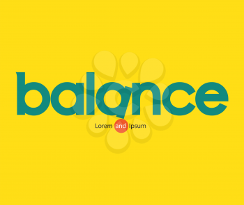 Balance Logo Concept Design, AI 8 supported.