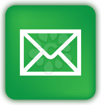 E-Mail Icon with Green Box Design.