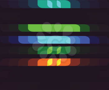 Background with Horizontal Color Cells.