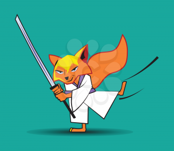 Ninja Fox Character Design