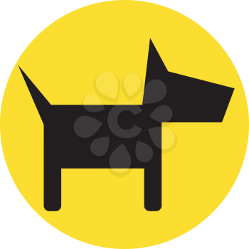 Dog Icon Design Concept, EPS 10 supported.
