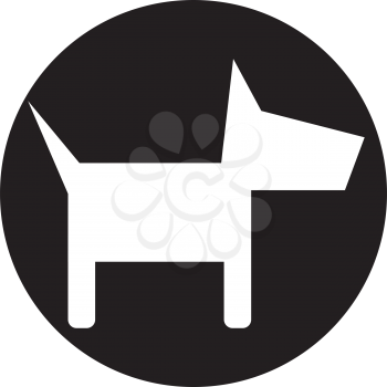 Dog Icon Design Concept, EPS 10 supported.