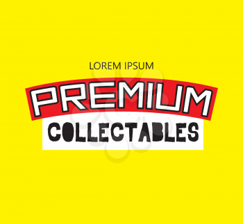 Premium Collectables Logo Design. EPS 10 supported.