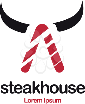 Steakhouse Logo Design Concept.