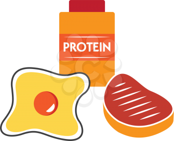 Protein Concept Illustration. Eps 8 supported.
