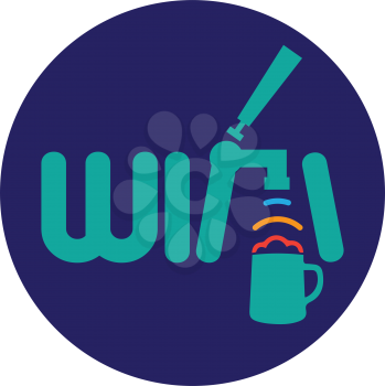 Wifi Logo Concept Design. Eps 8 supported.