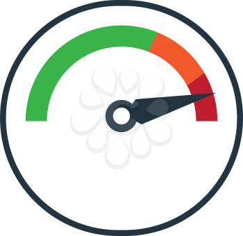 Speedometer Icon Design. Eps 8 supported.