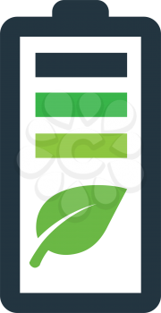 Environmentally Friendly Battery Logo Concept Design