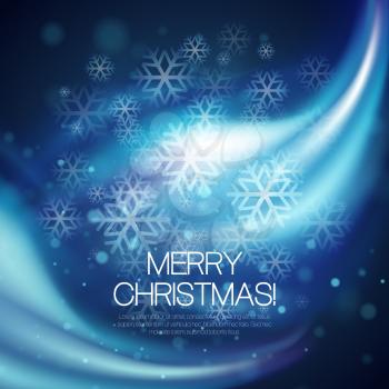 Vector  illustration glowing Christmas background  EPS 10