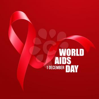 Aids Awareness. World Aids Day concept. Vector illustration EPS10