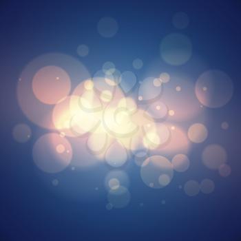 Abstract colorful bokeh background. Vector illustration EPS10