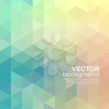 Geometric background with triangles. Vector illustration EPS 10.
