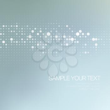 Modernistic abstract dot tech background. Vector illustration EPS 10