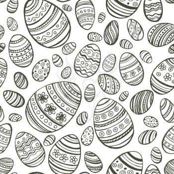 Easter Egg. Vector seamless pattern EPS 10
