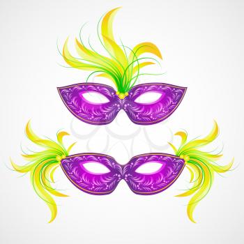 Mardi Gras carnival mask. Vector illustration EPS 10