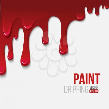 Paint colorful dripping background, vector illustration EPS 10