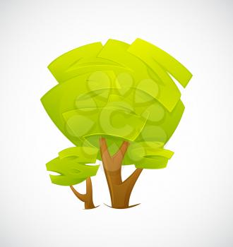 Abstract Tree  isolated on a white background. Vector illustration EPS10