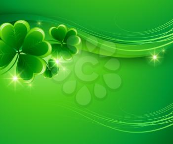 St. Patricks Day Background. Vector illustration  EPS 10