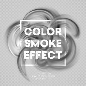 Abstract colored smoke effect background design. Vector illustration EPS10