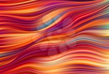 Modern colorful flow poster. Wave Liquid shape in blue color background. Art design for your design project. Vector illustration