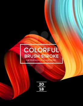 Bright Color Paint Stains for Modern Poster. Tranding design. Vector illustration EPS10