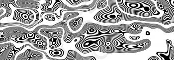 Line art black illustration on white background. Graphic vector art. Minimal illustration design. Circle concept. Vector line design. Wave lines pattern abstract background. EPS10