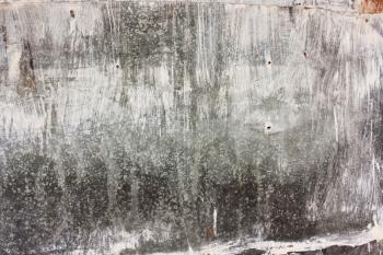 Grunge background with white, shabby paint and gray aluminum texture