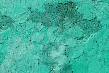 Green grunge texture from plaster, cement, gypsum