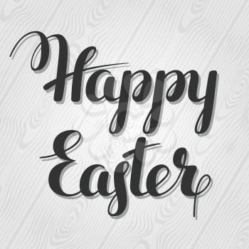 Happy Easter lettering. Concept can be used for holiday invitations and posters.