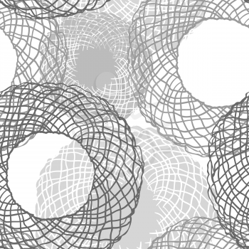 Abstract seamless background made from set of rings.