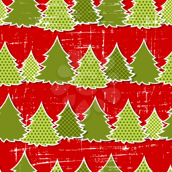 Eps 10 Christmas seamless pattern in the style of application.