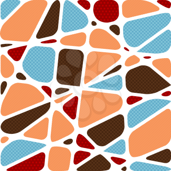 Abstract mosaic background in the shape of a square.