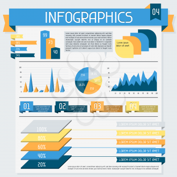 Infographics elements collection set 4.
