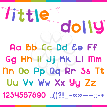 Little Dolly funny kid font.